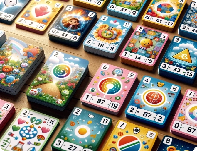 Awesome educational flash cards with gamified learning concepts.